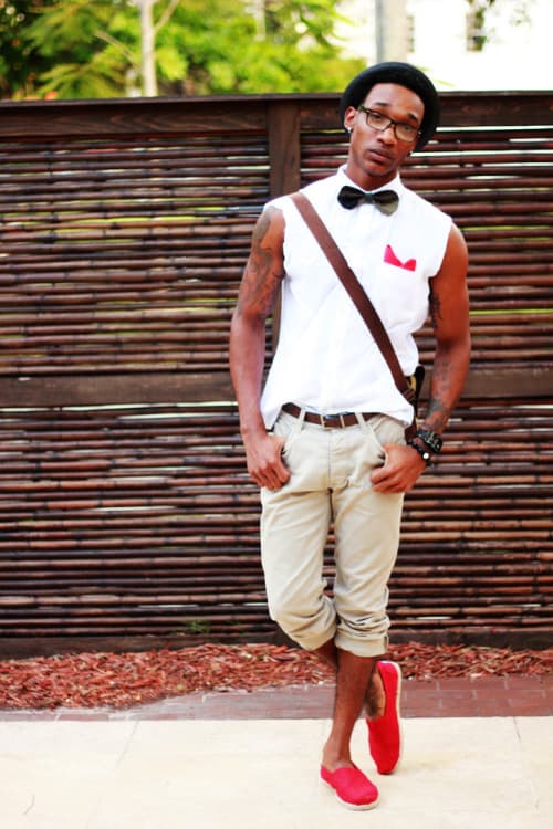 @thetrelifestyle rocking the new “Tea” bowtie from the Joel Franklin Co Bow Tie collection, www.joelfranklin.bigcartel.com