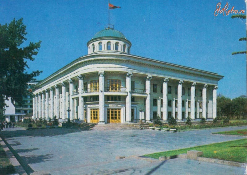 1970. Здание исполкома городского Совета народных депутатов / Акимат Алмалинского района 1970. Здание исполкома городского Совета народных депутатов / Акимат Алмалинского района алма-ата, алматы, ссср