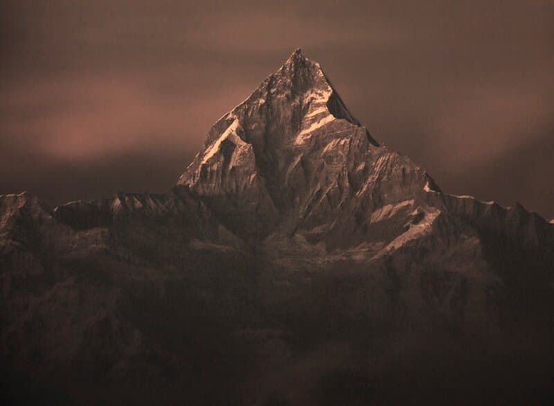 Вечер над Machhapuchhre (2)