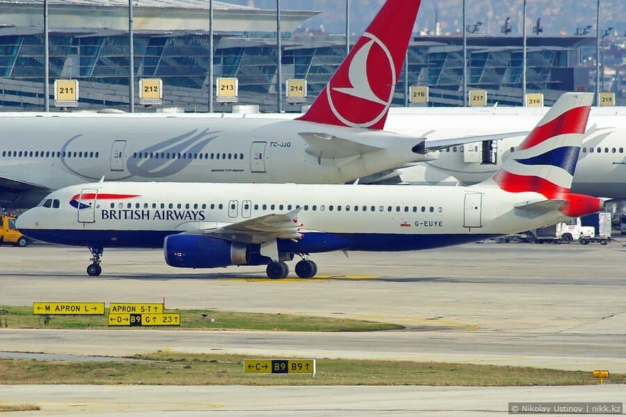 Споттинг в аэропорту Стамбула - Spotting at Istanbul airport (IST)