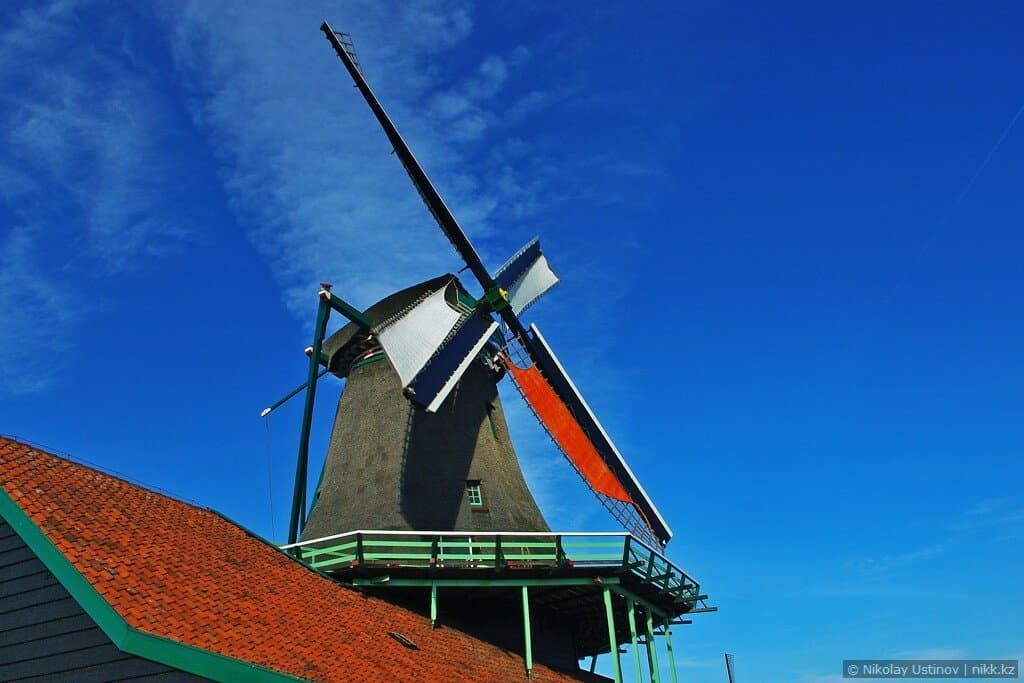 Ветряные мельницы Zaanse Schans