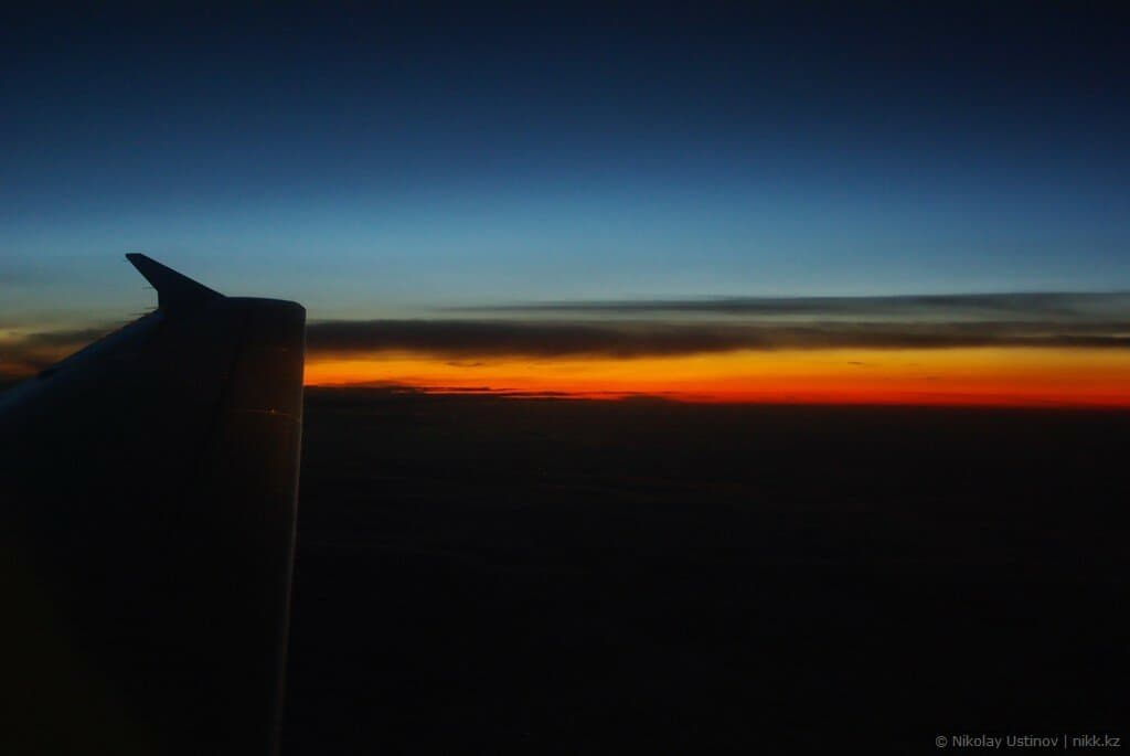 Air Astana Airbus A321 P4-KDB, рейс KC136 Санкт-Петербург – Алматы