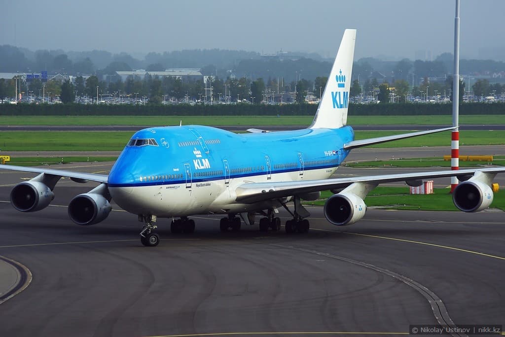 Руление Boeing 747 KLM