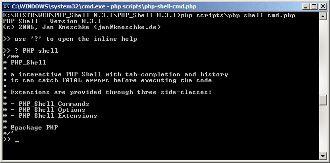 PHP Shell PHP Shell