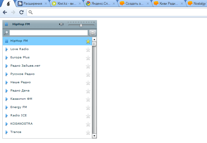 Kiwi Radio Player - Google Chrome Application Kiwi Radio Player - Google Chrome Application