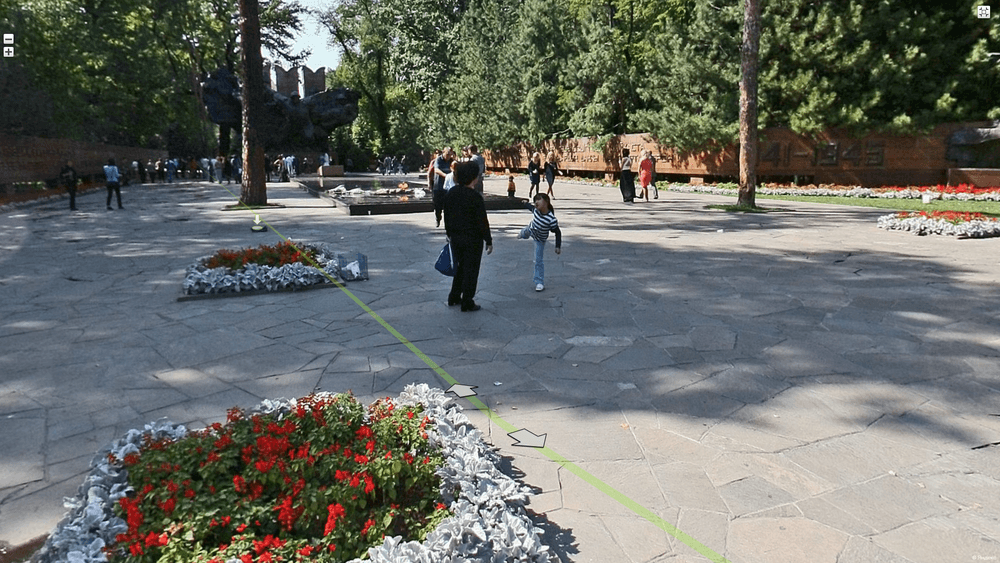 Мемориал славы в парке 28-ми панфиловцев, 2008 год