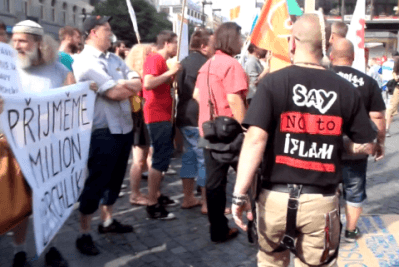 Демонстрация в Праге Демонстрация в Праге