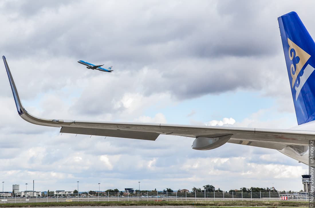 Презентация самолета Airbus A320neo для авиакомпании Air Astana в Тулузе