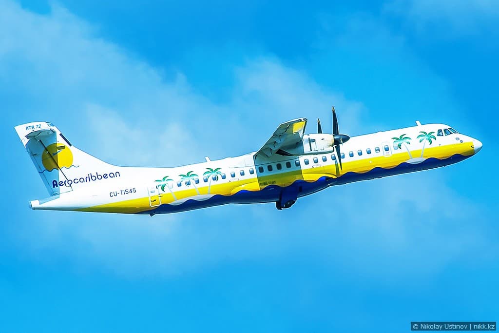 ATR-72 кубинской Aerocaribbean