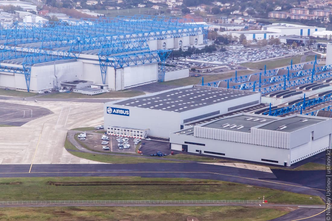 Презентация самолета Airbus A320neo для авиакомпании Air Astana в Тулузе