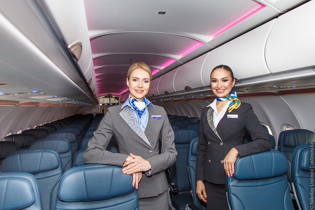 Презентация самолета Airbus A320neo для авиакомпании Air Astana в Тулузе