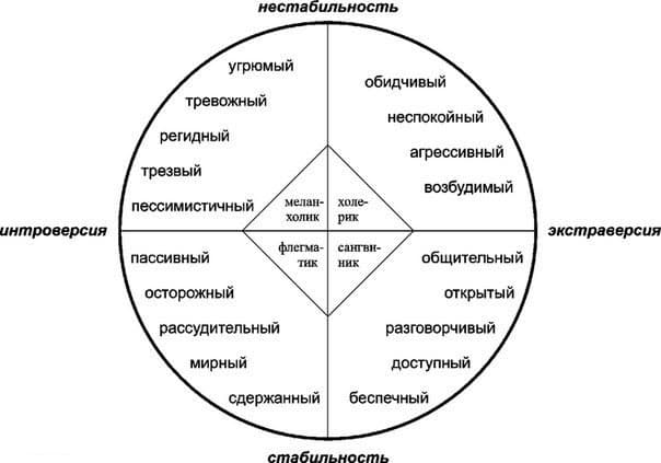 Типы темперамента Типы темперамента