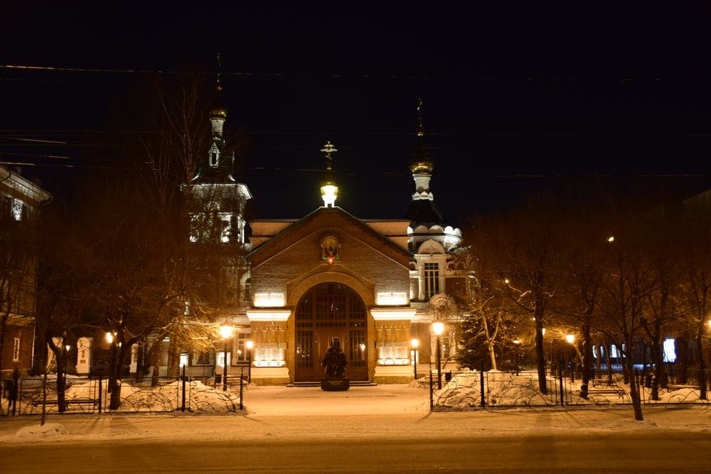 Красноярск ночью Красноярск ночью