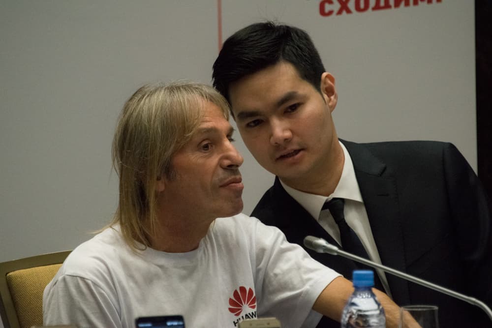 Ален Робер в Алматы Ален Робер в Алматы
