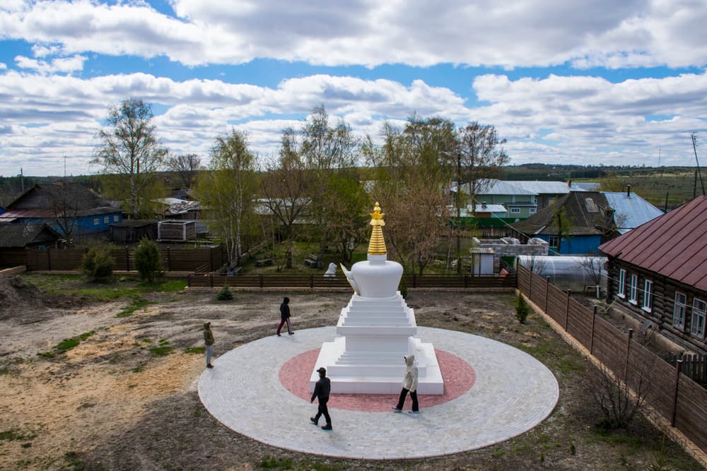 Ступа Просветления в посёлке Морки, республика Марий Эл Ступа Просветления в посёлке Морки, республика Марий Эл