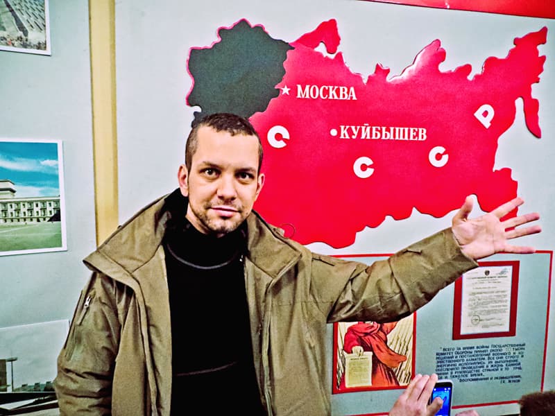 алматинский путешественник Андрей Гундарев (Алмазов) в Самаре в Бункере Сталина алматинский путешественник Андрей Гундарев (Алмазов) в Самаре в Бункере Сталина