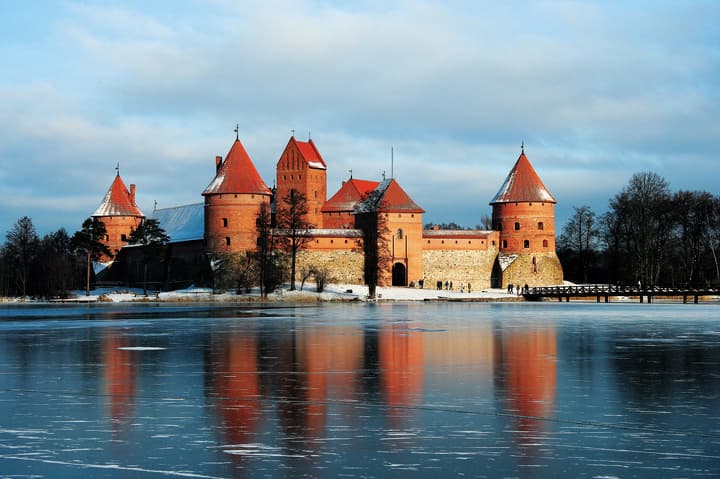 Тракайский замок, Литва Тракайский замок, Литва