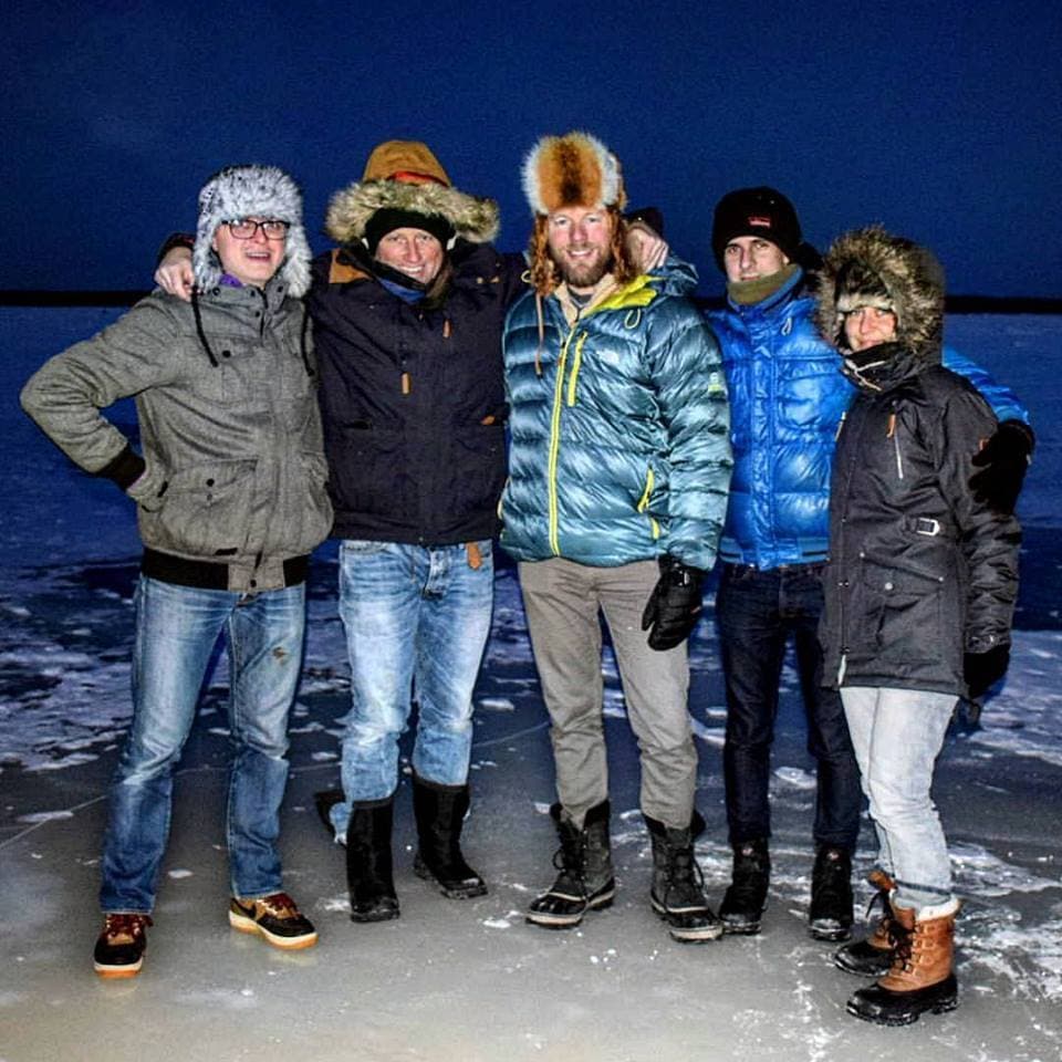 на льду реки Амур на льду реки Амур