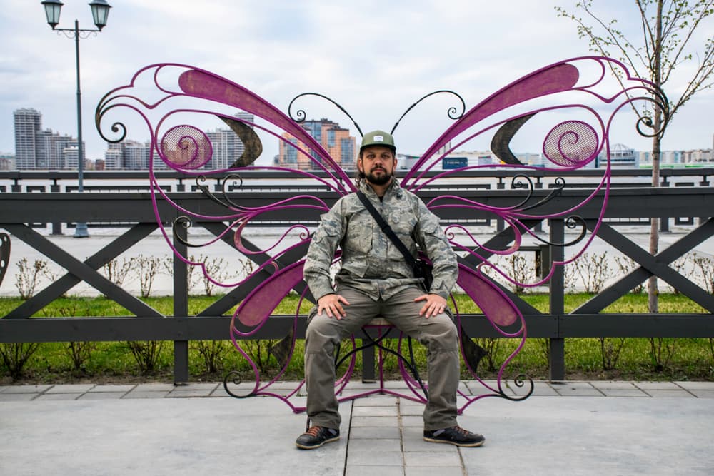 алматинский путешественник Андрей Гундарев (Алмазов) в Казани алматинский путешественник Андрей Гундарев (Алмазов) в Казани