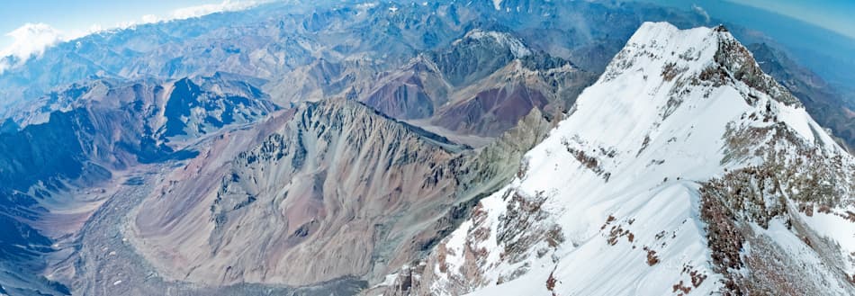 панорама с вершины Аконкагуа панорама с вершины Аконкагуа