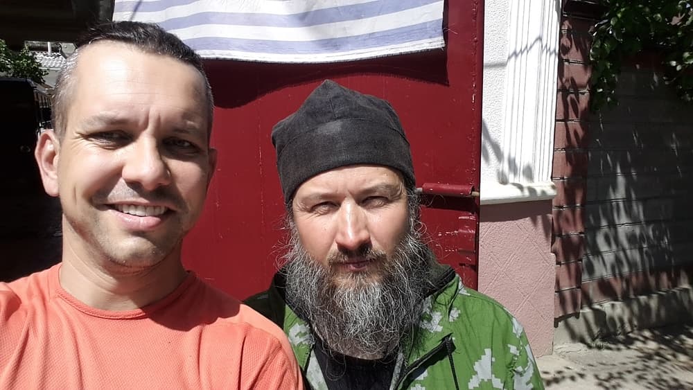 Андрей Гундарев и Андрей Молотов, альпинисты ЦСКА Казахстан Андрей Гундарев и Андрей Молотов, альпинисты ЦСКА Казахстан