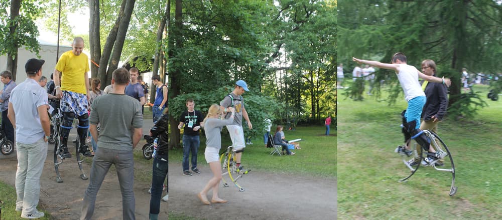 На джамперах