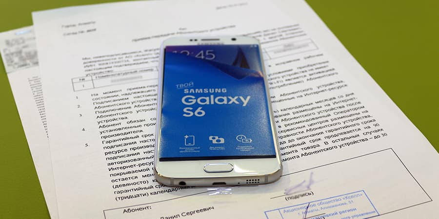 Galaxy S6 по контракту