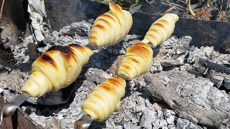 круасан на мангале