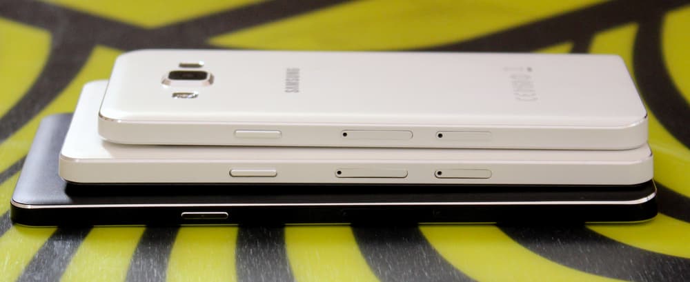 Galaxy A size Galaxy A size A3 A5 A7