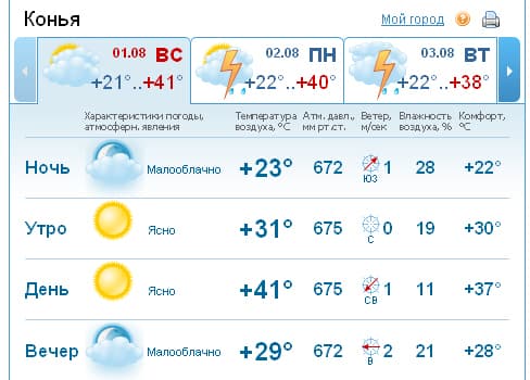 Погода в доме