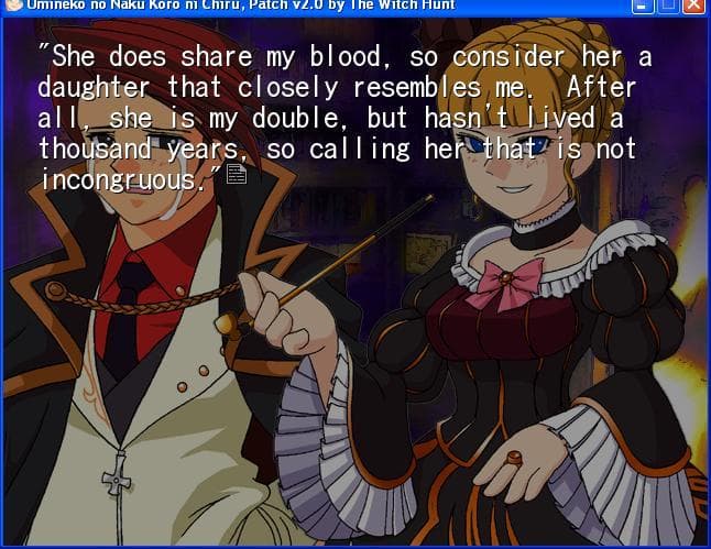 Like Daughter Battler talk with "true" Beatrice