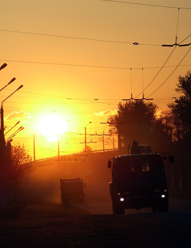 закат