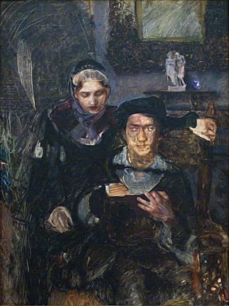 Врубель - Гамлет и Офелия (1884) Врубель - Гамлет и Офелия (1884)