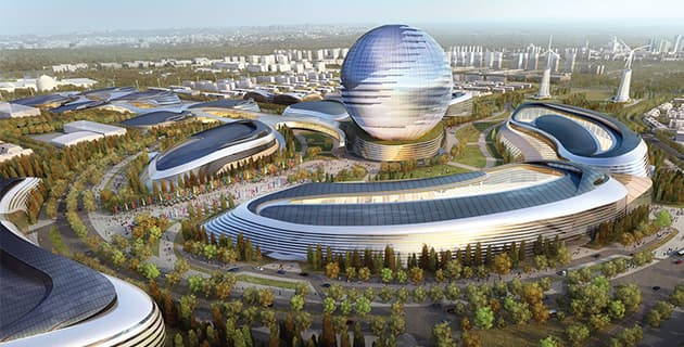 Проект финансового центра в Астане Проект финансового центра в Астане