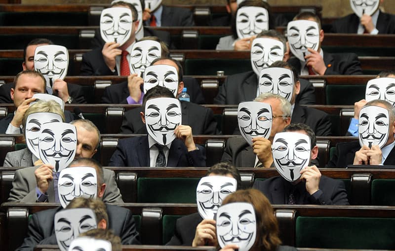 Польские депутаты против ACTA