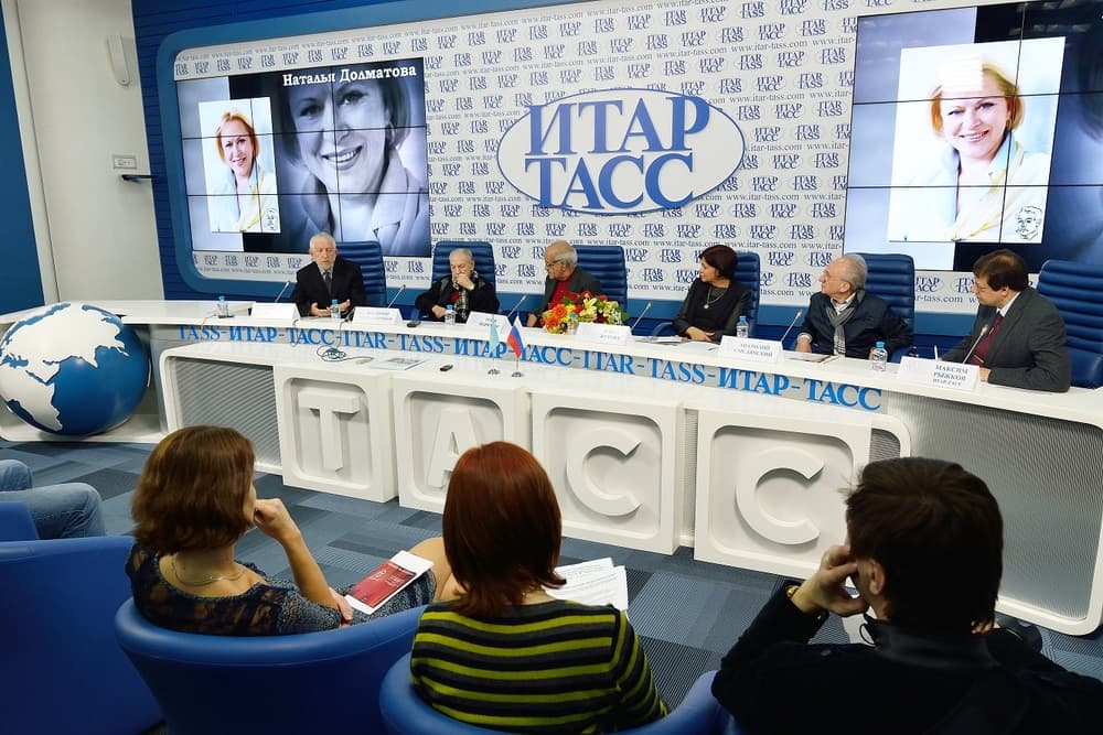 Пресс-конференция в ИТАР-ТАСС