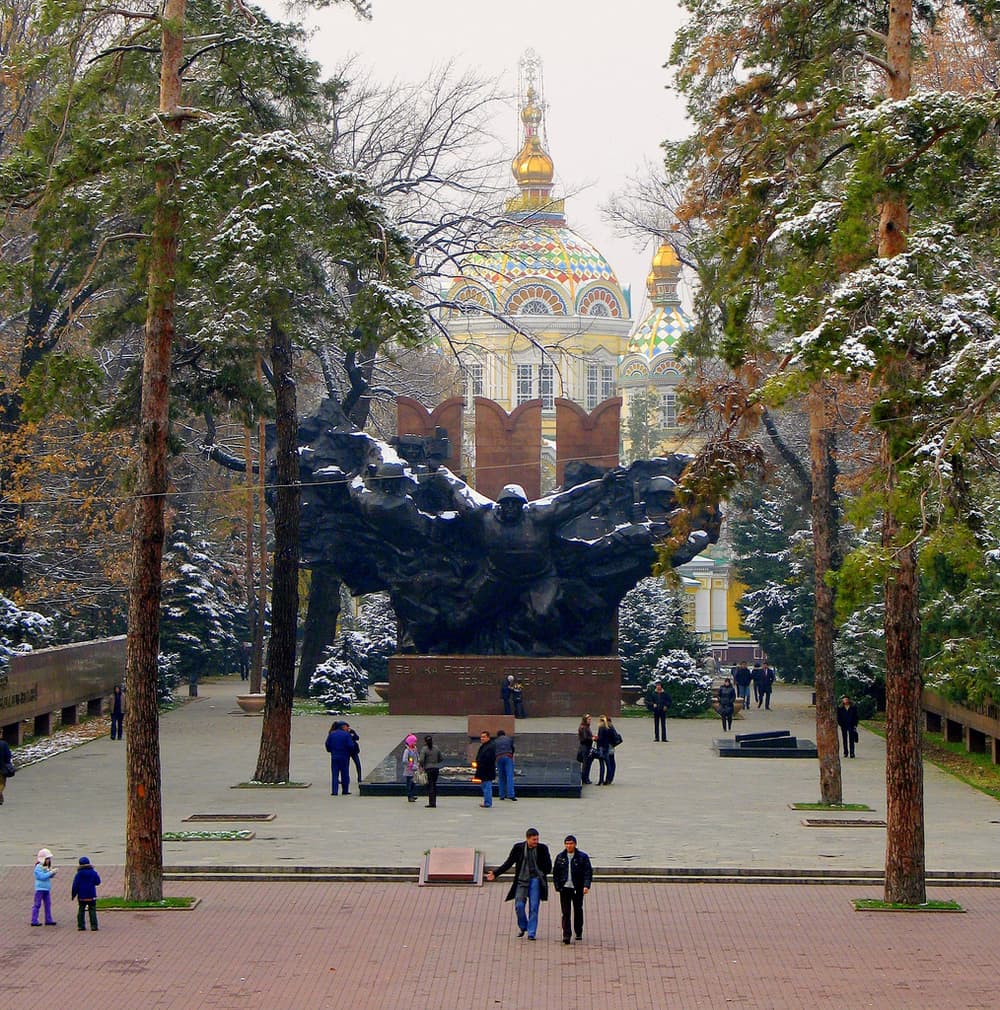 Мемориал славы в парке 28-ми панфиловцев, 2008 год