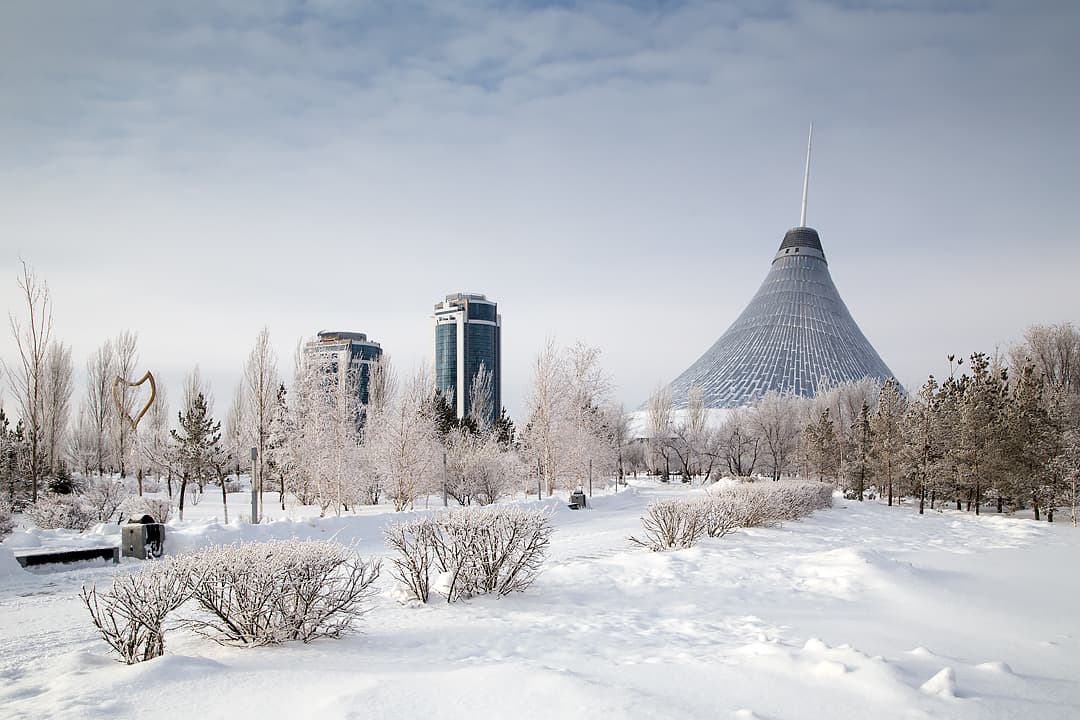 Астана зимой